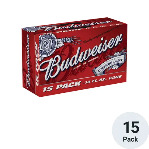 Budweiser 15pk-12oz cans