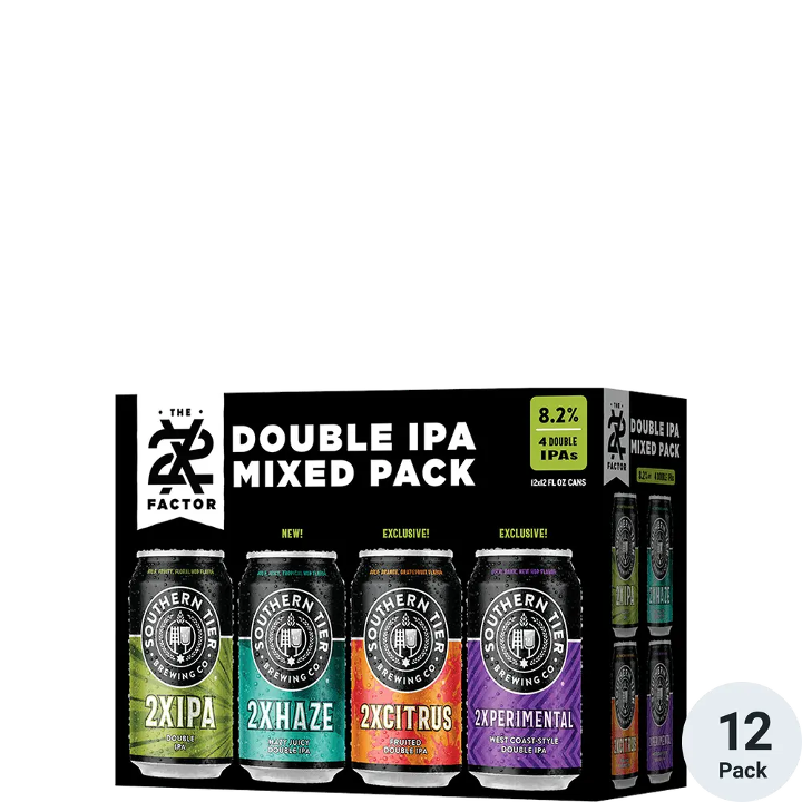 Southern Tier 2X Factor DBL IPA Variety 12-PK