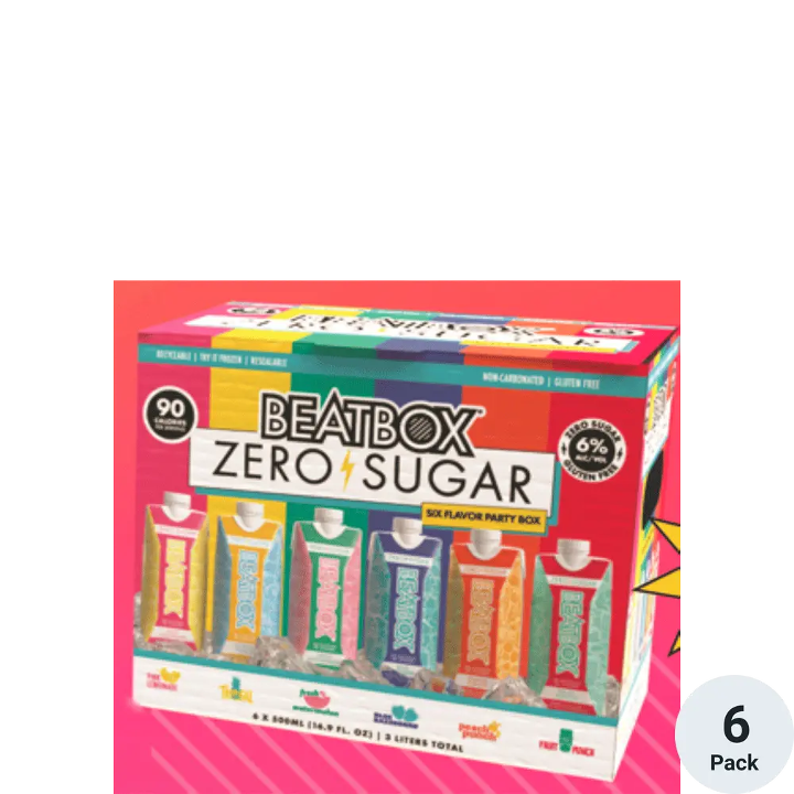 Beatbox Zero Sugar Variety Pack 6pk-500ml TO