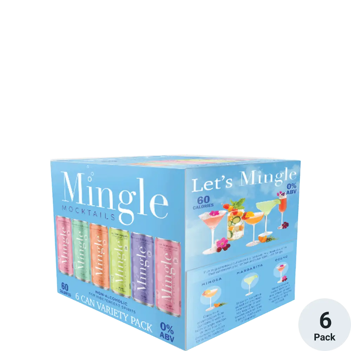 Mingle Non-Alcoholic Summer Variety Pack 6pk-12oz cans TO