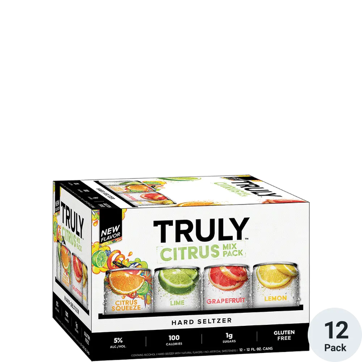 TRULY Citrus Hard Seltzer Variety 12pk-12oz cans TO