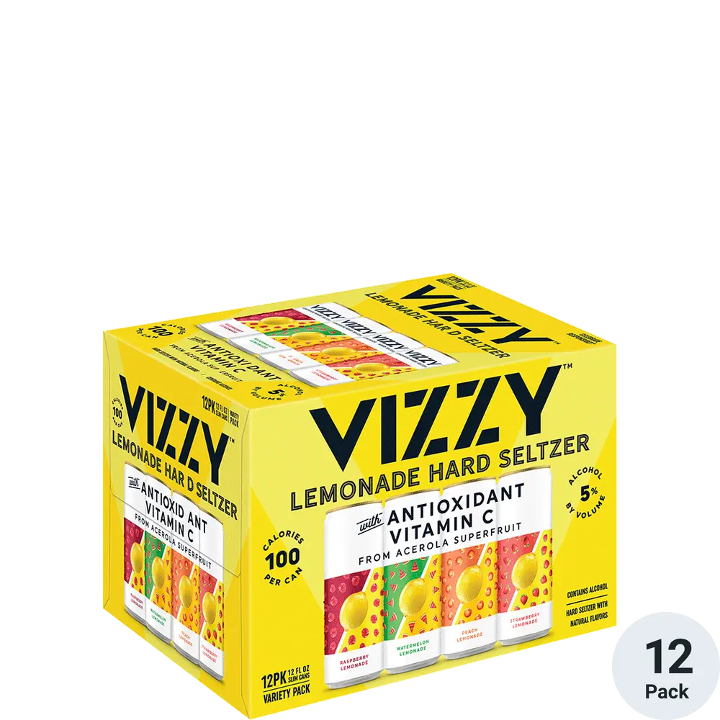 Vizzy Hard Seltzer Lemonade 12pk-12oz cans TO