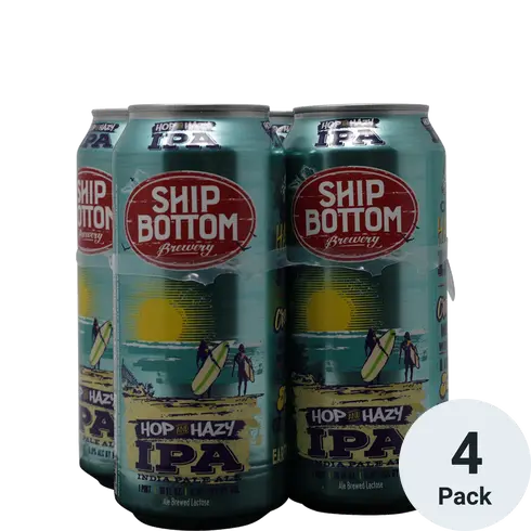 Ship Bottom Hop And Hazy IPA 4pk-16oz cans