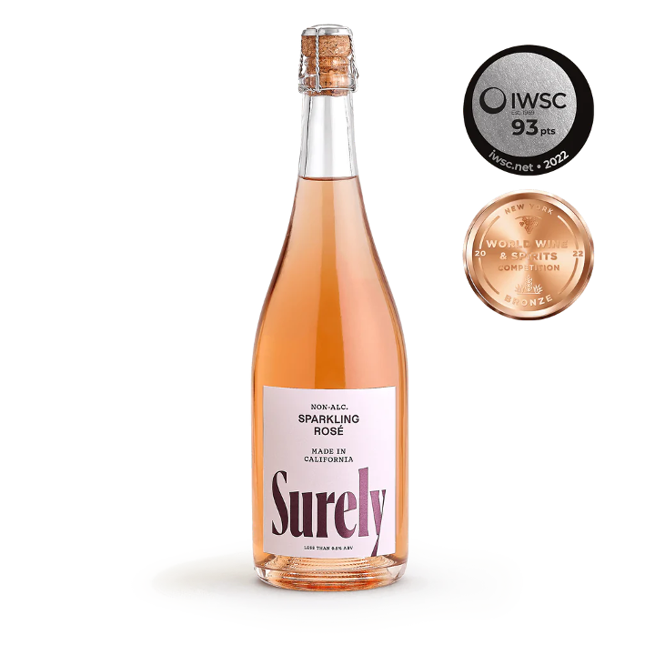 Surely Non-Alcoholic Sparkling Rose 750ml