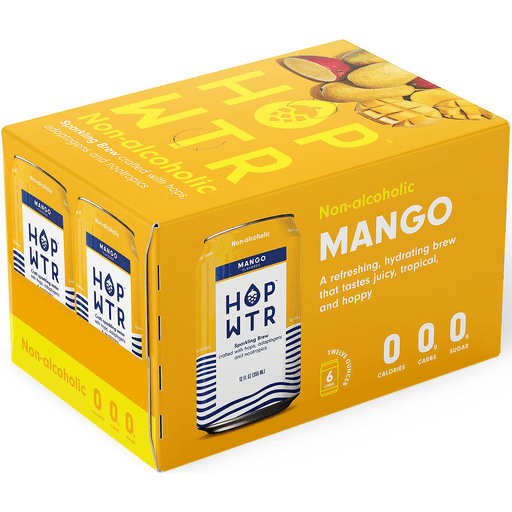 HOP WTR Non-Alcoholic Mango 6pk-12oz cans