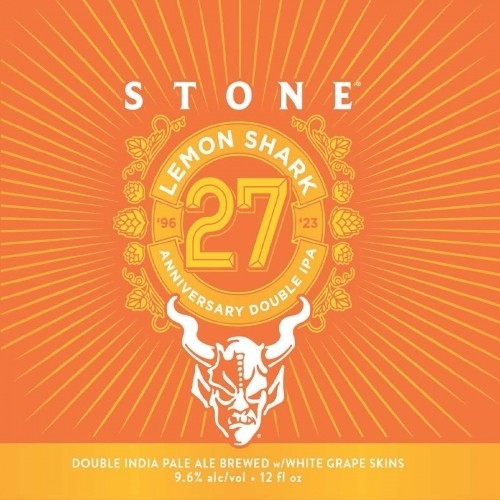 Stone 27th Anniversary Lemon Shark 6pk 12oz can