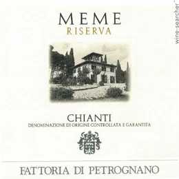 Fattoria Di Petrognano Meme Chianto 750ml TO