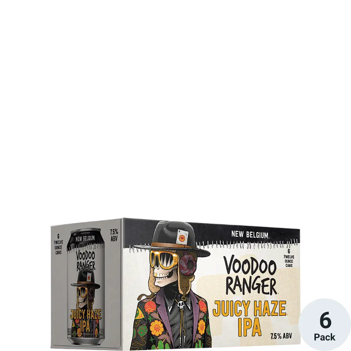 New Belgium Voodoo Ranger Juicy Haze IPA 6pk-12oz cans TO