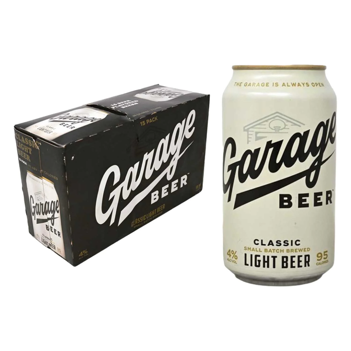 Garage Beer Classic Light Beer 15pk 12oz can
