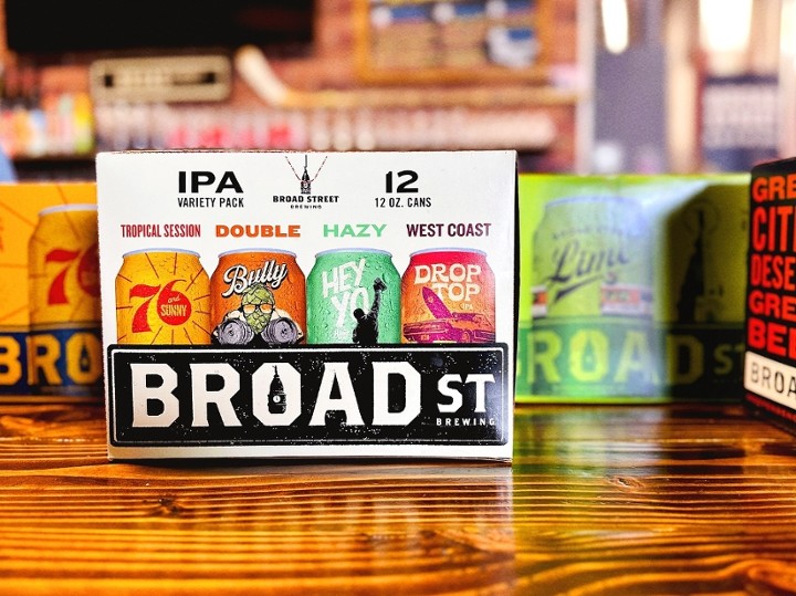 Broad Street IPA Variety Pack 12pk 12-oz can TO
