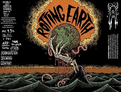 Abomination Brewing 4X DH Rotting Earth 4pk 16-oz can