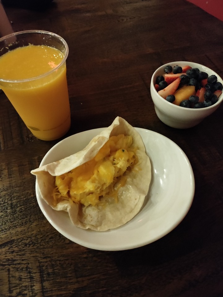 Kids Egg and Cheese Taco