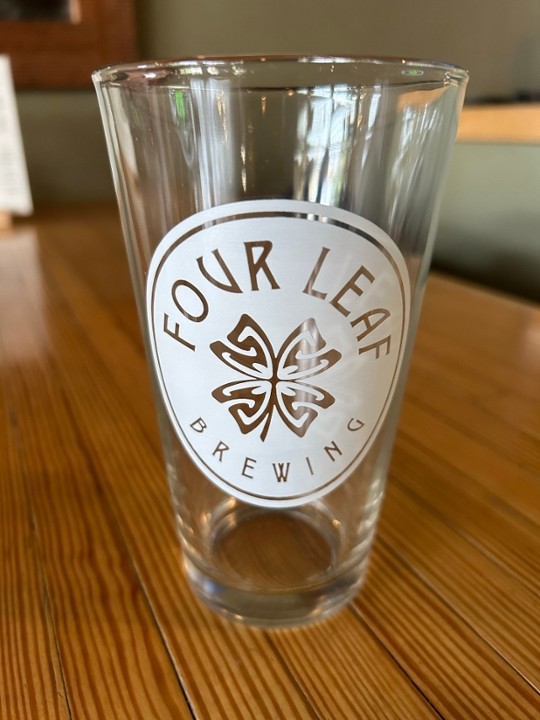 Four Leaf Pint Glass