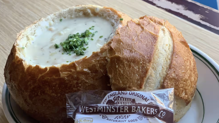 Clam Chowder Bread Bowl