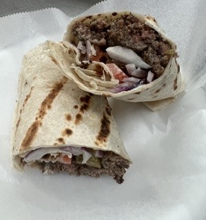 Beef kafta Laffa