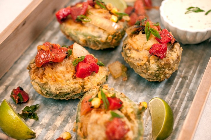 Crispy Crab Stuffed Avocado