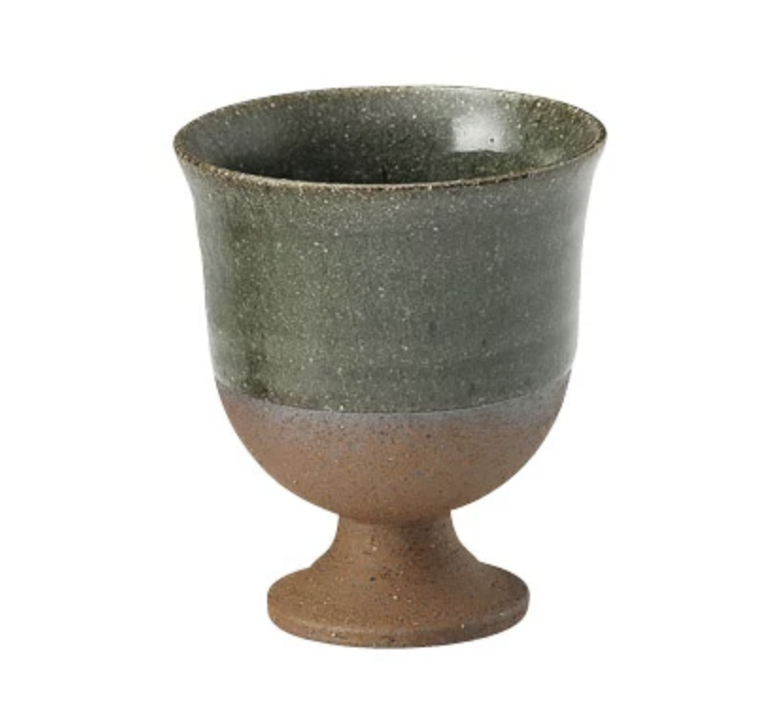 Oribe Green Glaze Cup