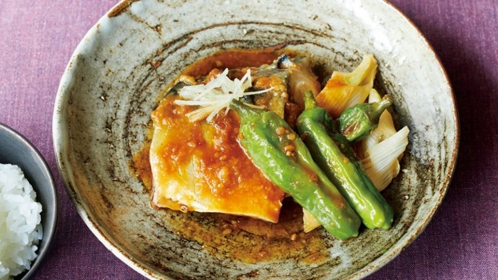 Mackerel in Miso sauce