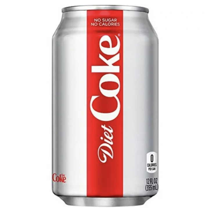 Soda, Diet coke can 12 oz