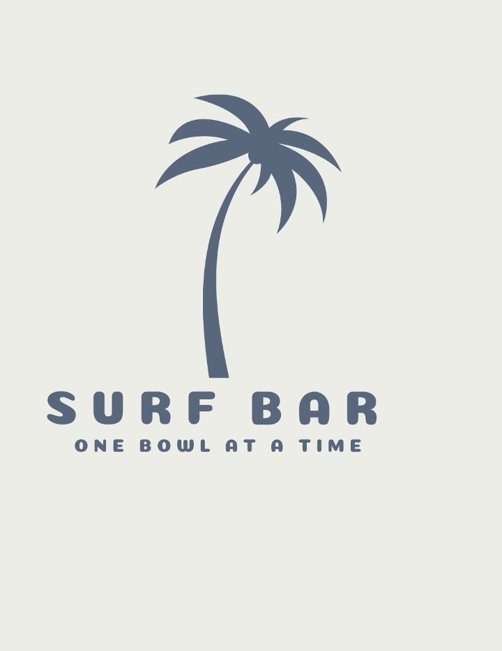 Palm Tree Surf Bar One Bowl At a Time (Cutout)