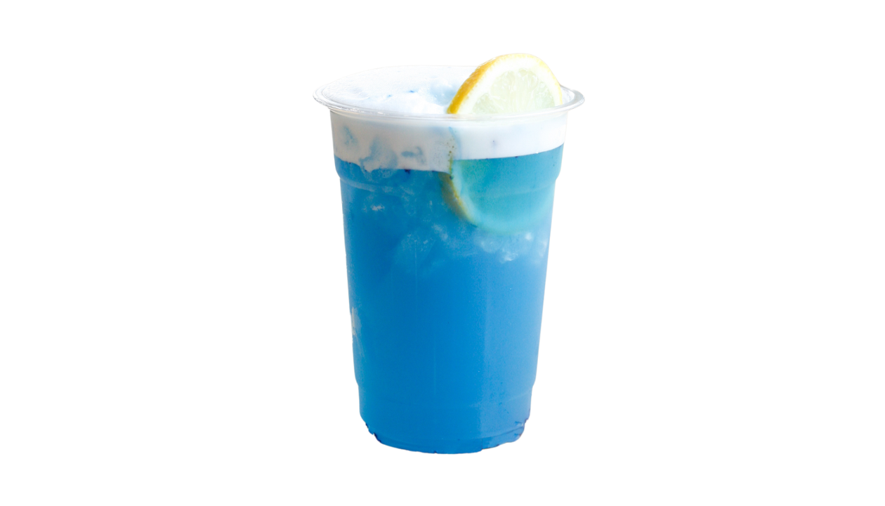 Blue Spirulina Nitro Lemonade
