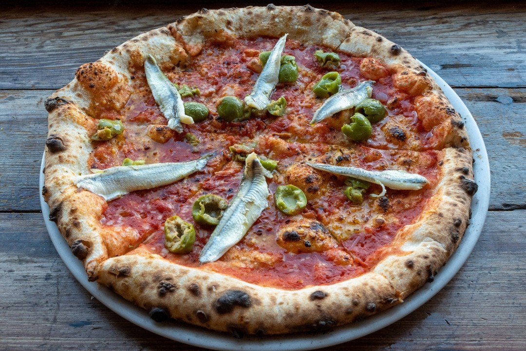 Pickled Anchovy Pizza