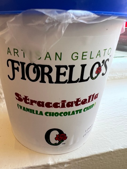 Pint Fiorello's Gelato- Stracciatella