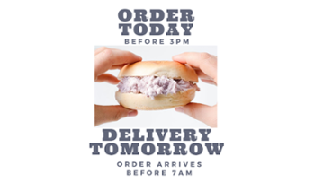 Sammy's NY Bagels Order by 3pm today for Next Day Delivery by 7am