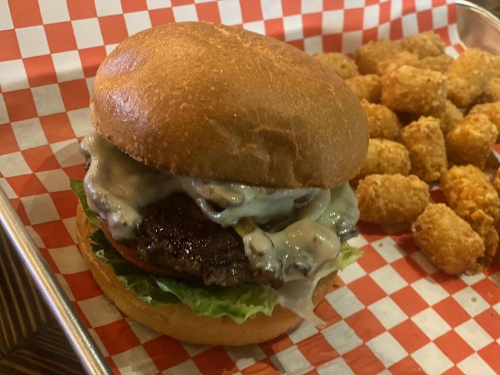 Mushroom Swiss Burger