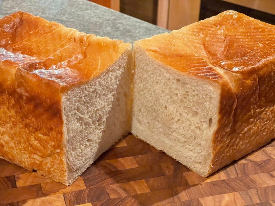 Hokkaidough bread loaf