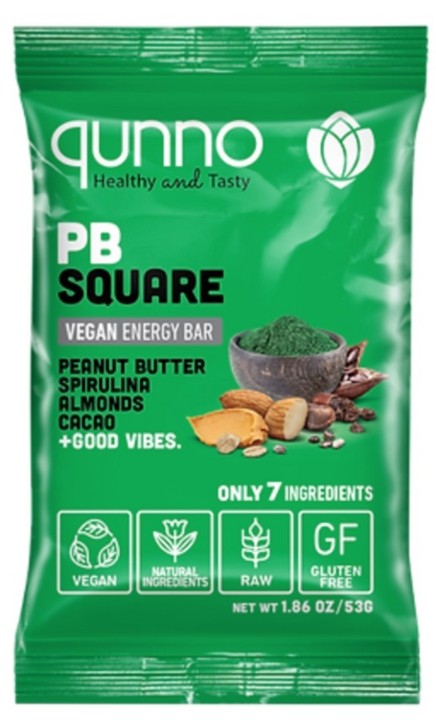 qunno PB Square vegan energy bar