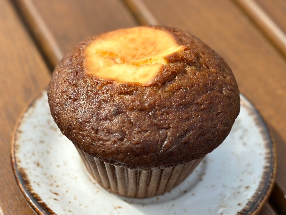 Carrot Muffin with Cream Cheese Filling