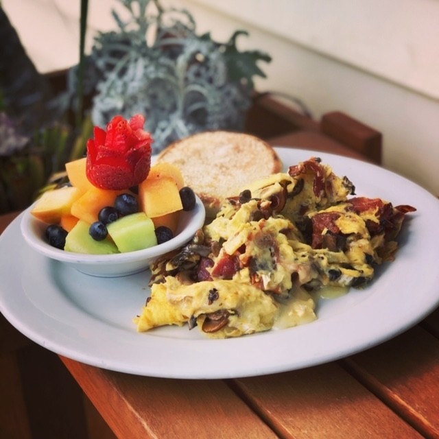 Bacon Brie Scramble