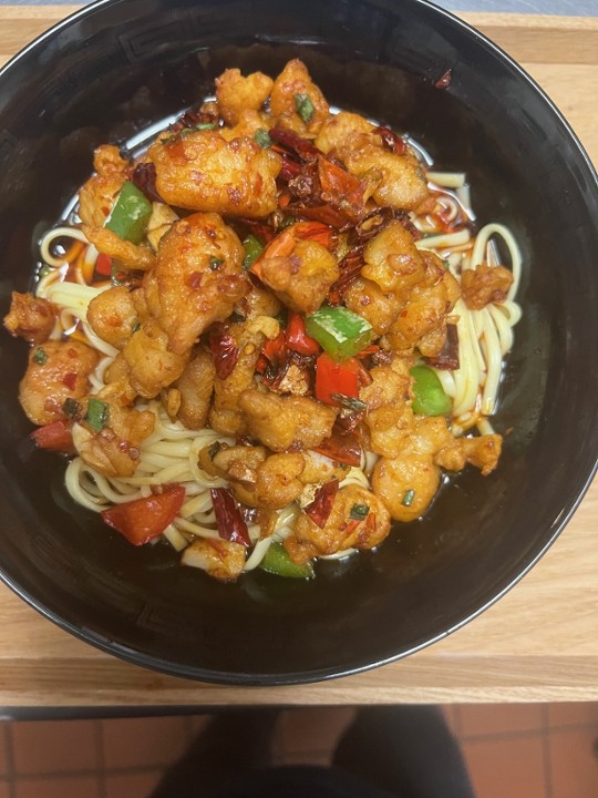 辣子雞麵 Spicy Chicken Noodle