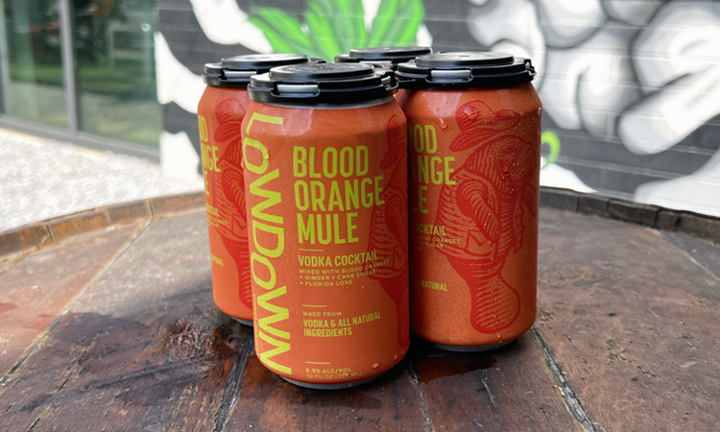 Lowdown  - Blood Orange Mule 4 pack to-go