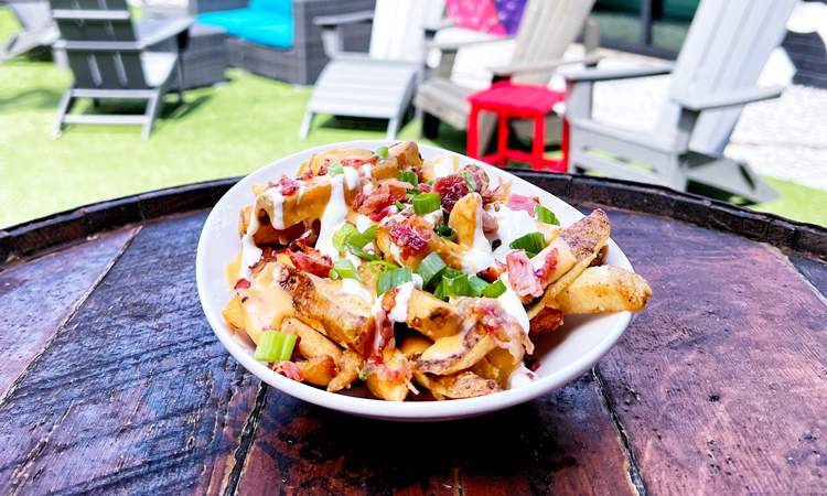 Loaded hand-cut French fries