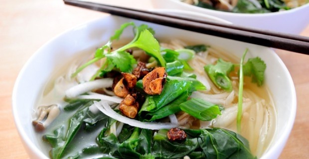 Veggie&Tofu Noodle soup 🌱