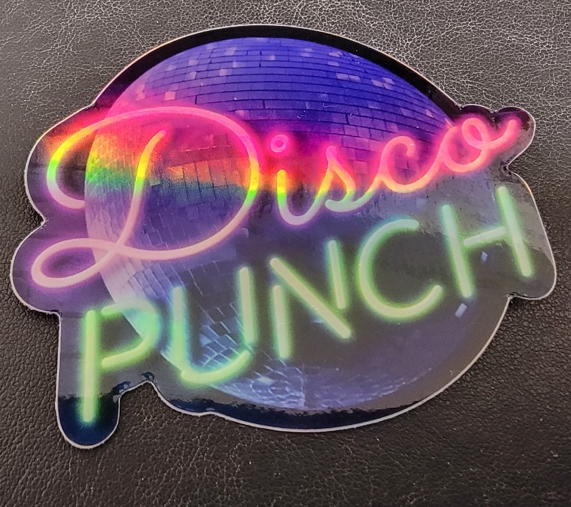 Sticker - Holographic Disco Punch