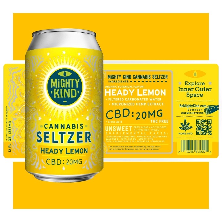 Mighty Kind 20mg CBD Seltzer