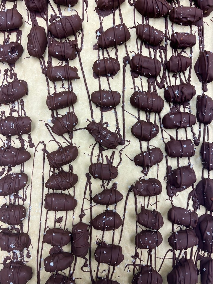 Peanut Butter Stuff Dark Chocolate Covered Dates (12)