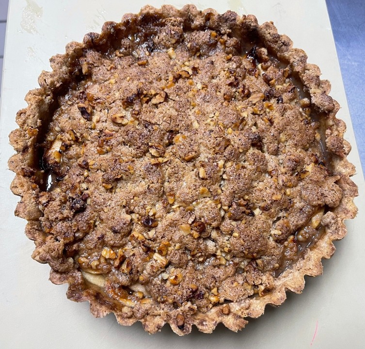 9" Apple Walnut Crumble Pie