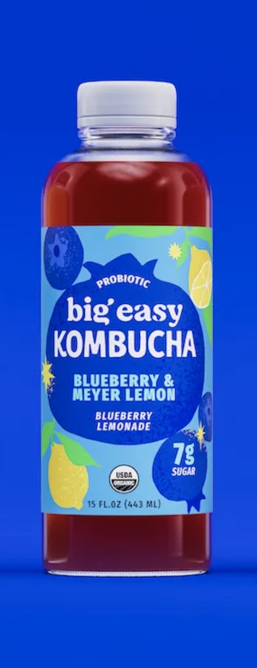 Big Easy Kombucha - BLUEBERRY LEMON