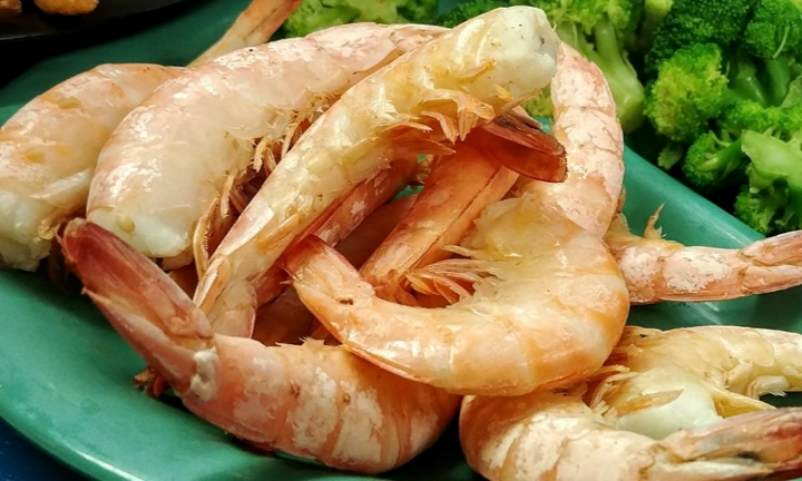 Steamed U-Peel-Em's Shrimp Dinner