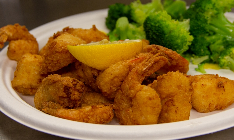 Fried Cod Nuggets and Shrimp (7)