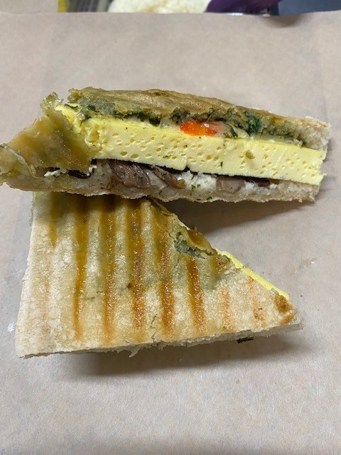 Vegetarian Breakfast Sandwich