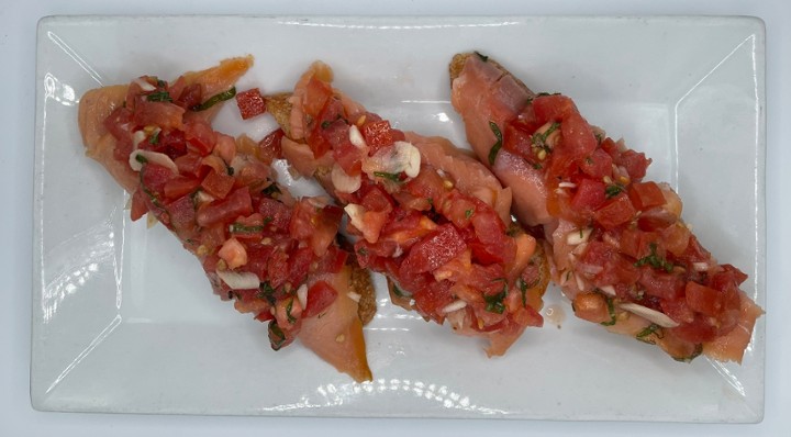 Salmon Bruschetta