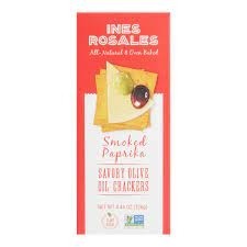 Ines Rosales Smoked Paprika Savory Olive Oil Cracker