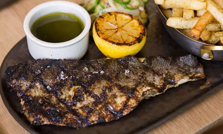 Simply Grilled Branzino