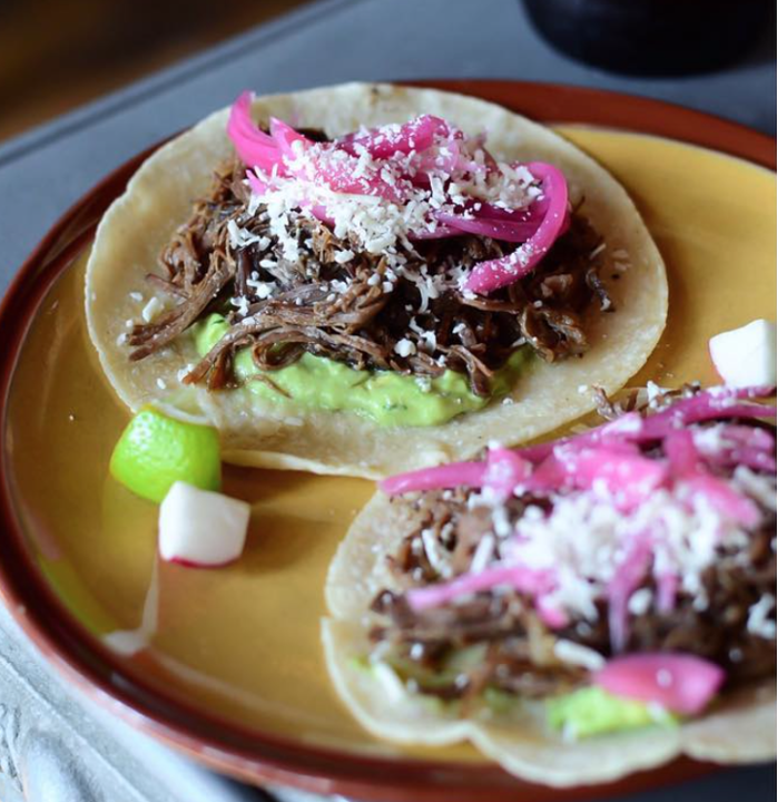 BEEF BARBACOA TACO