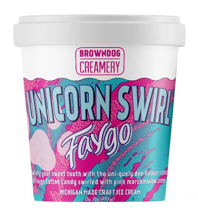 Unicorn Swirl Faygo Pint